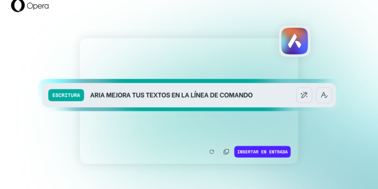 Opera anuncia el modo de escritura, una nueva característica de IA para Aria
